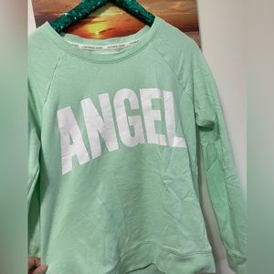 Victoria’s Secret mint angel sweatshirt VS Medium vintage